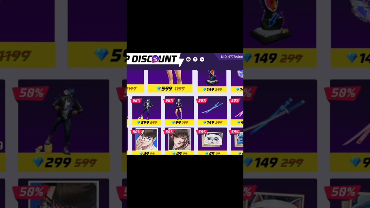 Free Fire New Discount Event😱 