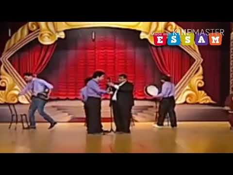 تياترو مصر شبيه عبدالباسط حمودة وحامد يتنافسون في تقليد الآت موسيقية فااااجر