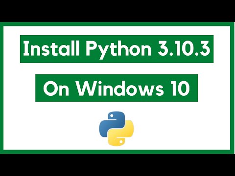 How to install Python 3.10.3 on Windows 10