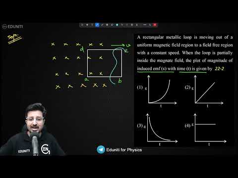 A rectangular metallic loop is moving out of a uniform magnetic field region to a field free region
