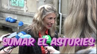Yolanda en Asturias con #SUMAR