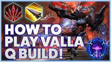 Valla Strafe - HOW TO PLAY VALLA Q BUILD! - Grandmaster Storm League
