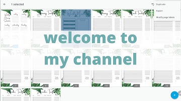 Welcome to my Channel | Setting up my 2022 digital planner using Xodo