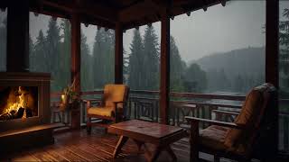 "Rainfall Reverie: Find Serenity in a Gentle Retreat with the Soothing Sounds of Rain and Distant Th