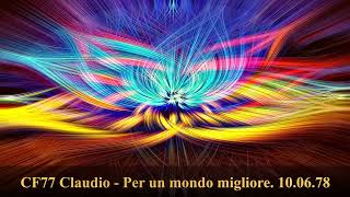 CF77 Claudio For a better world 10 06 78