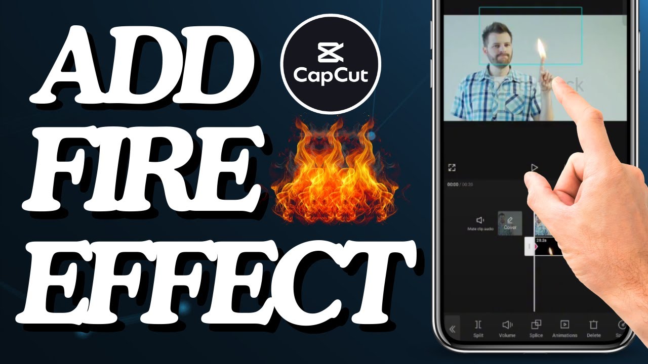 How To Do Fire Effect On CapCut Mobile (Quick Guide) - YouTube