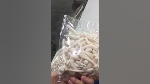 Vertical form fill seal machine with multi-head weigher for Hypsizygus marmoreus