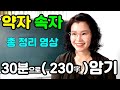약자 속자 총정리 30분삭 230자 암기하기 약자 속자 총정리 30분삭 230자 암기하기