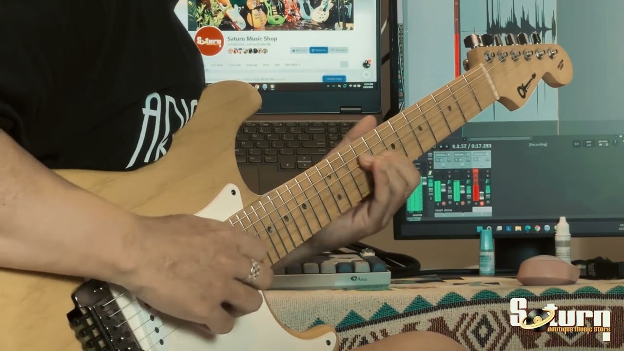 𝐇𝐞𝐚𝐫𝐭 - 𝐀𝐥𝐨𝐧𝐞 - 𝐆𝐮𝐢𝐭𝐚𝐫 𝐒𝐨𝐥𝐨 𝐂𝐨𝐯𝐞𝐫