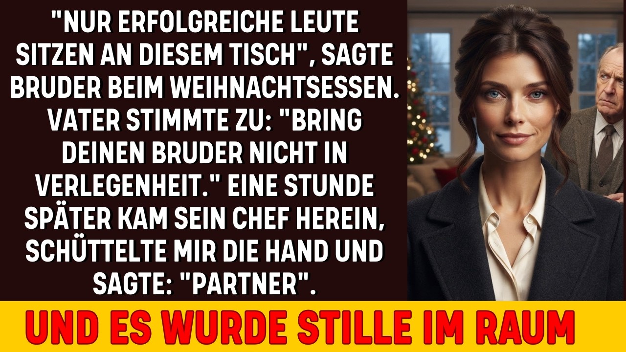 „Du machst es deinem Bruder nur unangenehm“, schrieb mein Vater. „Komm dieses Jahr besser nicht.“ Ich saß in meinem Büro über dem Café, das ich vor Jahren aus dem Nichts aufgebaut hatte, und...
