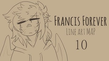 (COMPLETED IN DESC - LINE ART MAP) Francis Forever