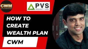 CHARTERED WALTH MANAGER #CWM | HOW TO MAKE A WEALTH PLAN? | #ONLINECOACHING PVS #CFP