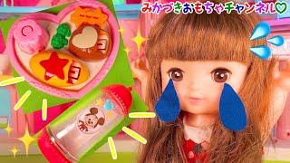 ソランちゃんが泣いてるよ！アンパンマンとバイキンマンでお世話♡お食事プレート　ミルクびん　おもちゃ　アニメ　anpanman toy Soran is crying!Let's take care♡