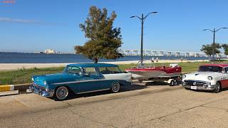 Cruisin' the Coast Ocean Springs Mississippi vlog (100s of classic cars & trucks) CTC 2025 cruising Dodge S Pizza Gulfport