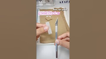 Dao rọc giấy, khui hàng online mướt mườn mượt nè mn 👌 #daorocgiay