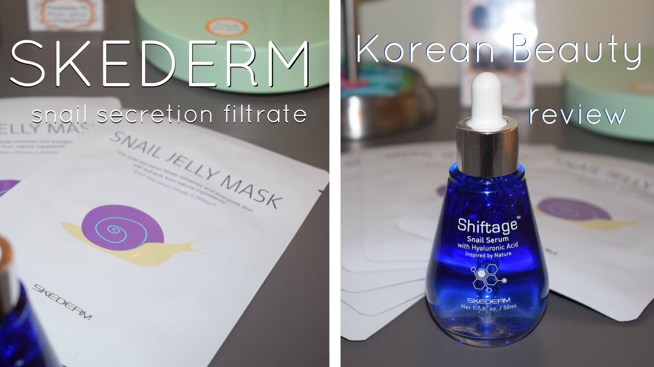 SNAIL SLIME FACIAL WOO Skederm Review YouTube