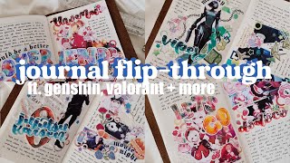 anime journal flip-through screenshot 2