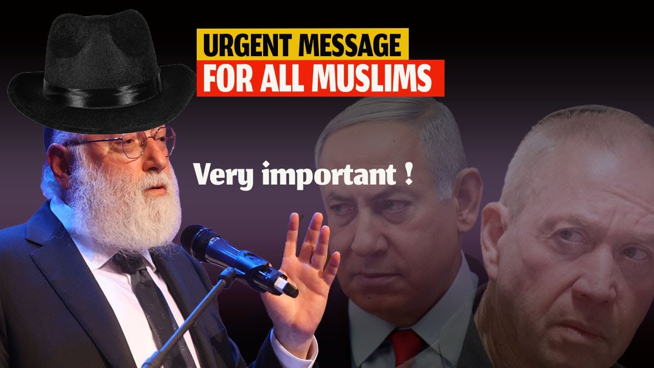 This rabbi has an urgent message for all Muslims