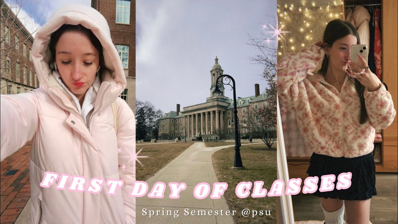 Spring Semester Penn First Day of Classes - Spring Sem - at Penn State 🌸 ️📚 - YouTube