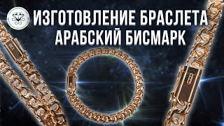 Изготовление браслета Арабский Бисмарк | Making a bracelet Arab Bismarck