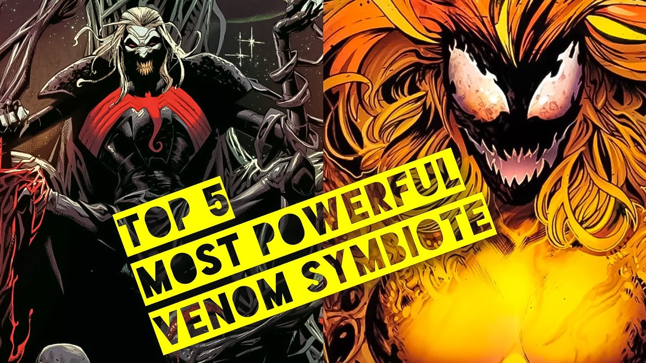 Top 5 Most Powerful Venom Symbiote Part2 marvel spiderman 