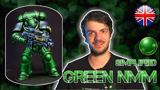 How to paint Space Marines in Green NMM