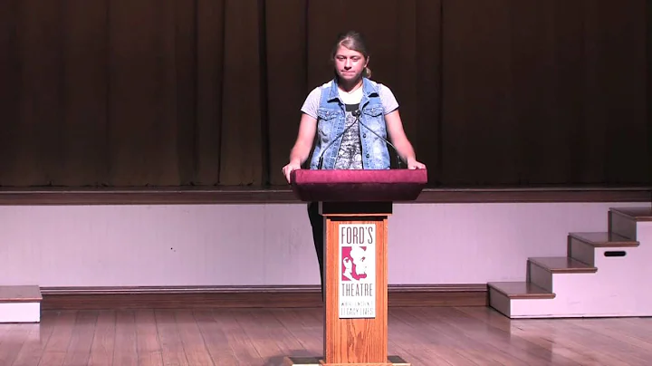 National Oratory Fellow 2014: Kylin Munger