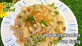 Ep169. Thai Rice Noodles Yum Easy ยำขนมจีนง่ายๆ | Vegan #PlantBased
