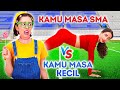 WOW! KAMU MASA KECIL VS MASA SMA || Momen-Momen Terkocak oleh 123 GO!