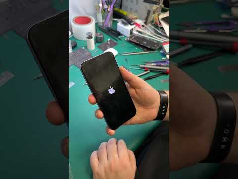 iPhone 12 красивое паление! Стекло целое а дисплей кирдык!