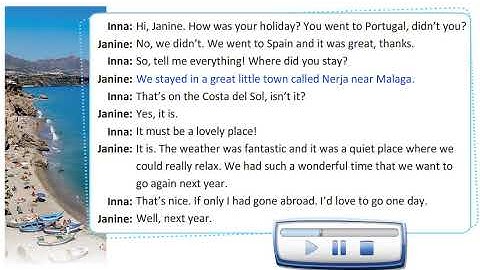 Inna and Janine dialogue (Excel 9 Module 3d)