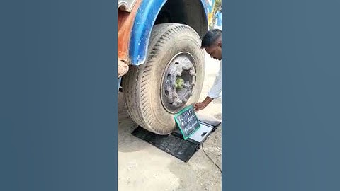 portable axle weighing system