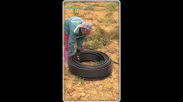 Hướng dẫn rải ống dẫn LDPE 16mm or 20mm không bị gập ống