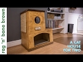 Making A Cat House For Two - using scraps of wood Making A Cat House For Two - using scraps of wood
