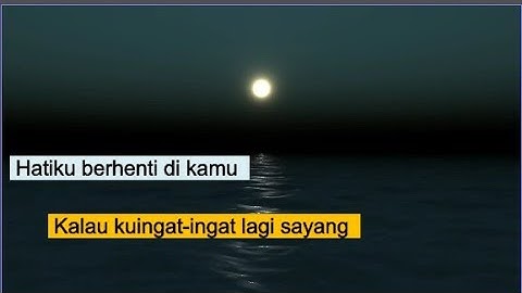 lirik | EGHA DE LATOYA - BERHENTI DI KAMU (ANJI) - LIVE ACOUSTIC