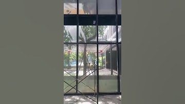 Vách Kính Cường Lực Mặt Dựng Khung Nhôm #shorts