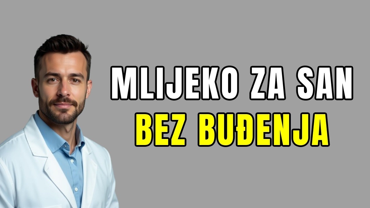 Popijte MLIJEKO sa OVIM u 22h – san kao u mladosti