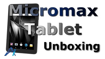 Micromax Canvas Tab P290 Tablet (7 inch Wi-Fi Only) unboxing