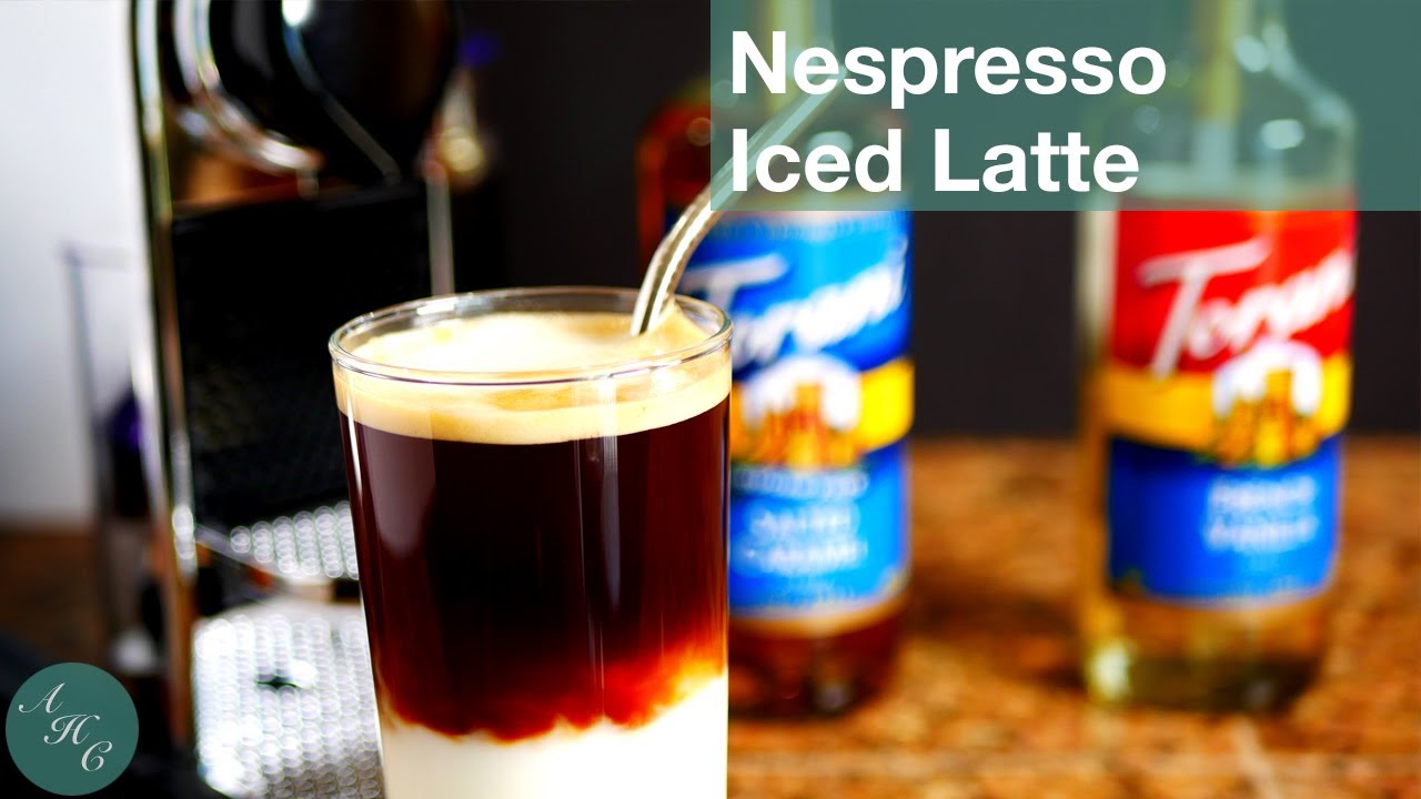 How to make Quick Iced Latte using Nespresso Citiz and Milk at home