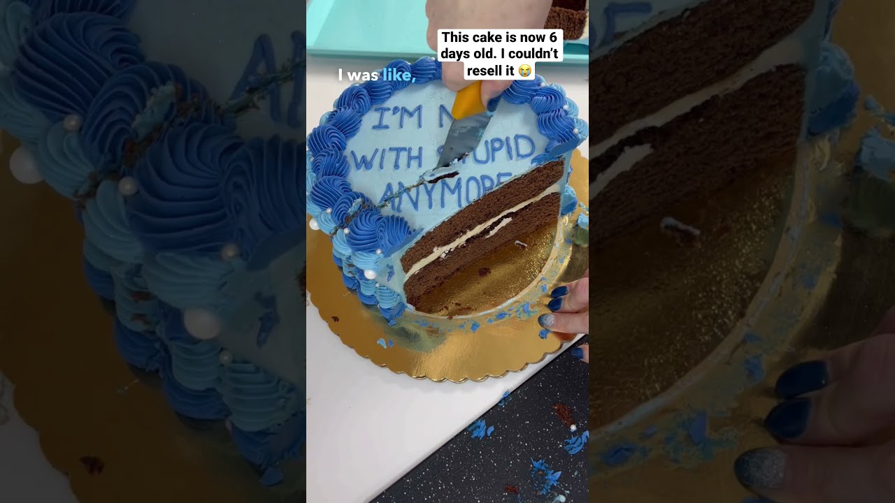 A customer ditched out on her cake and blocked me 