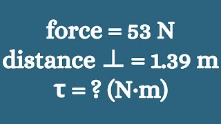 Torque 01 ~ physics torque problem