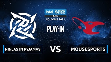 CS:GO - Ninjas in Pyjamas vs. mousesports [Mirage] Map 1 - IEM Cologne 2021 - Play-In