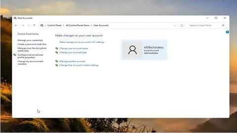 Change Between Administrator and Standard Account On Windows 11 [Tutorial]