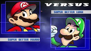 Super Better Mario Vs Super Better Luigi Best Of 3 Battles Funny Gaming