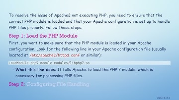 Troubleshooting: Why Apache2 is Not Executing PHP on openSUSE Linux