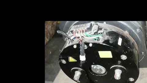 MONA DRIVE GEARLESS MOTOR  Encoder cable fixing.