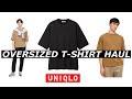 UNIQLO Oversized T-Shirt Haul | Review | Try On