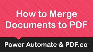 How to Merge Docs to PDF with PDFco Connector for Power Automate Cloud