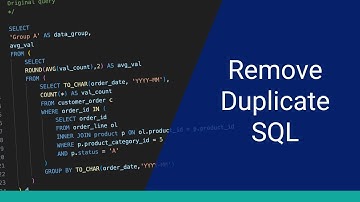 How I Removed Duplicate Code From This SQL