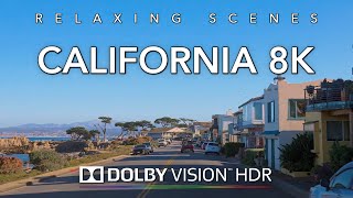 Driving Northern California 8K Dolby Vision HDR  Pebble Beach to San Francisco